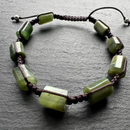 Браслет чоловічий Нефрит натуральний